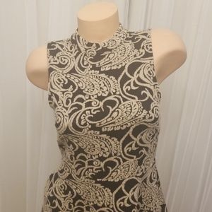 Forever 21 Black Ivory Dressy Dress Brand New M